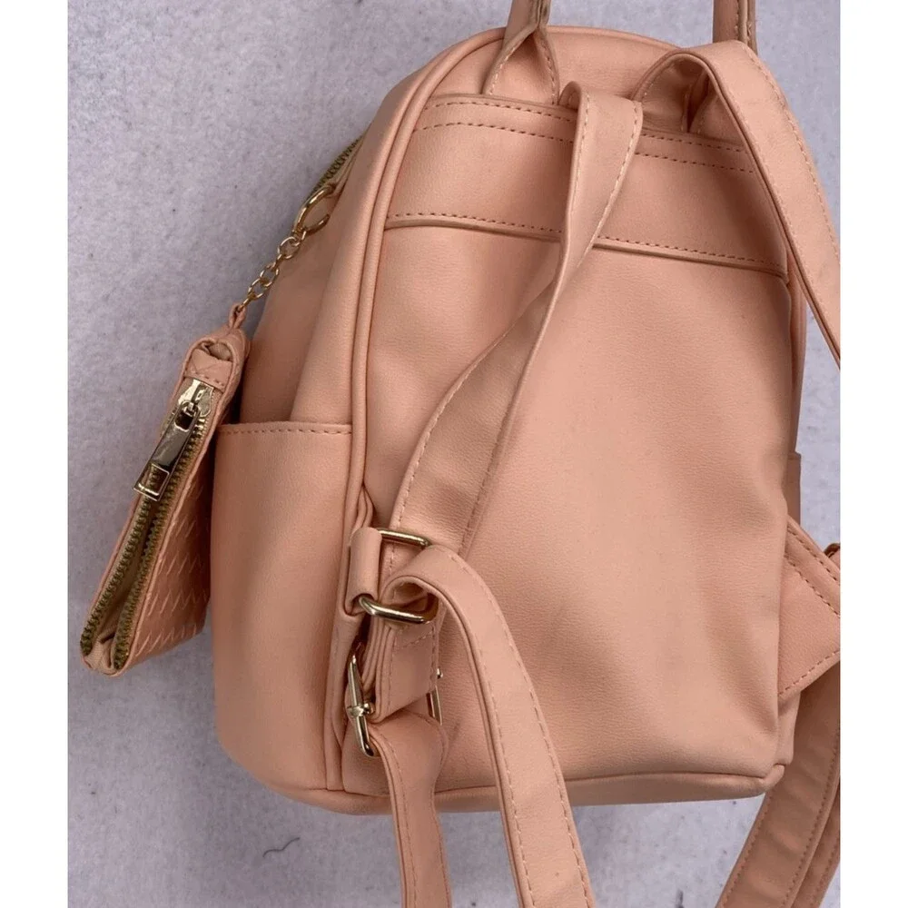 LD Like Dreams Mini Backpack Purse Pink Hand Bag Commute School - Picture 8 of 13